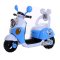 欧伦萨 2016新款时尚车儿童电动车电玩具车三轮车宝宝电瓶车充 紫色靠背