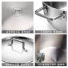 美的（Midea）汤锅304不锈钢锅具24cm家用加厚复底燃气电磁灶通用炊具TG24S3