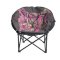 户外运动家用懒人沙发 欧式时尚月亮椅 客厅创意便携式折叠椅84*80*80cm 灰色