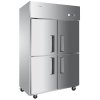 海尔(Haier) SL-1020C2D2 890升立式双温厨房冰柜 四门上冷藏下冷冻冷柜四门商用冰柜