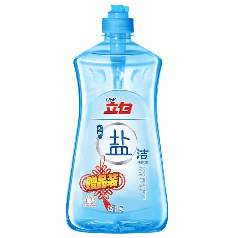 立白盐洁洗洁精300g