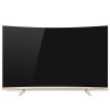 海信VIDAA（Hisense）LED55V1UC 55英寸VIDAA-TV标准版 4K超高清智能曲面电视（香槟金）