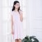 丽玉晴月子服新款韩版短袖孕妇睡衣裙夏装薄款孕妇家居服夏 L 嫩绿色