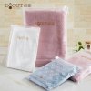 DOOUT都豪 提花海棉浴巾 加大加厚 纯棉柔软吸水 成人全棉浴巾 70*140cm 黄色