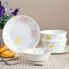 康宁(CORELLE)餐具套装原装进口 碗/碟子/盘子餐盘套装 36件套餐具郁金香
