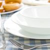 康宁（CORELLE）36-N 美国原装进口 36件套餐具 纯白碗碟餐具套装