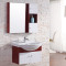 帝宏 浴室柜 卫浴家具 挂墙式pvc洗脸盆组合卫浴柜套装62尺寸小户型 白色环 0.6M