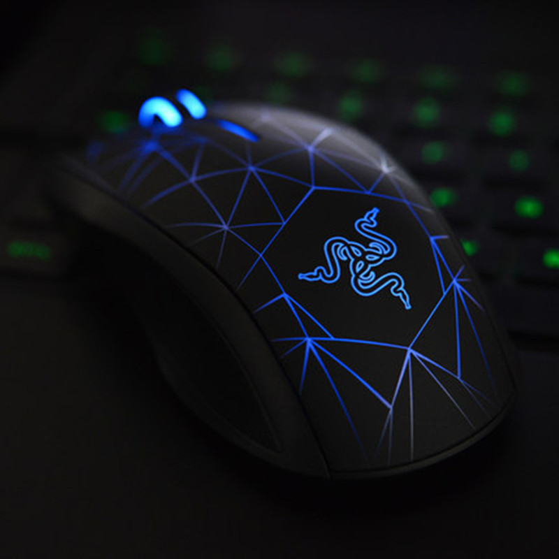 razer雷蛇 taipan太攀皇蛇钻石星辰版 3键电竞游戏鼠标 三色灯光