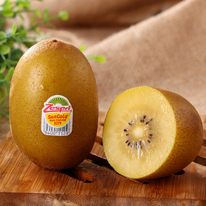 【苏宁自营】伯乐庄园 佳沛zespri 新西兰进口金奇异果猕猴桃 8粒装 36#果