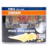 欧司朗(OSRAM)雾行者 HB4 汽车灯泡 【增亮60%，色温2600K】12V51W