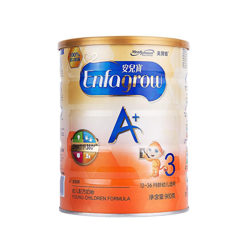 【苏宁自营】美赞臣(MeadJohnson) 安儿宝A+幼儿配方奶粉 3段((1-3岁幼儿适用) 晨意礼盒装