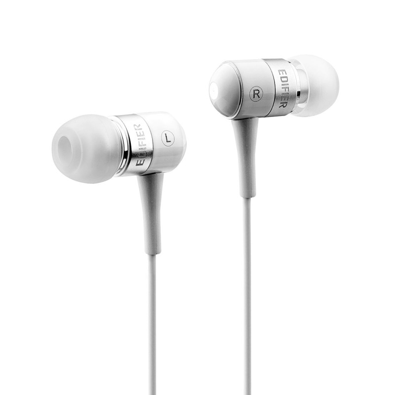 漫步者（Edifier） H285升级版入耳式重低音耳塞高保真立体声耳机 白色