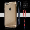 BOW航世 iphone6 plus手机壳苹果6s软硅胶男女透明壳6防摔挂绳5.5 4.7透黄