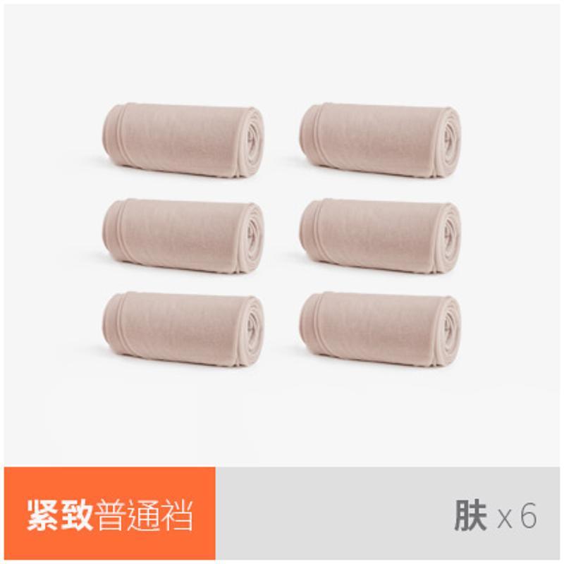 梦娜正品【6双装】分码丝袜连裤袜防勾丝夏季薄款隐形肉色打底袜子女款长筒袜夏天 M-L-身高155-170cm 紧致普通裆肤6双
