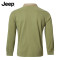 JEEP/吉普男士商务休闲长袖T恤衫JW13KT122 170/88B(50) F7
