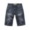 2015新款牛仔短裤 潮男裤子 夏薄亚麻透气修身 男中裤直筒五分裤 新品 32 牛仔蓝