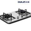 Oulin/欧琳灶具JZT-E12不锈钢猛火嵌入式燃气灶4.5KW猛火煤气灶【天然气】