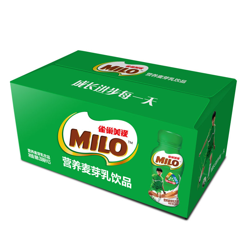 雀巢美禄 营养麦芽乳饮品208ml*15