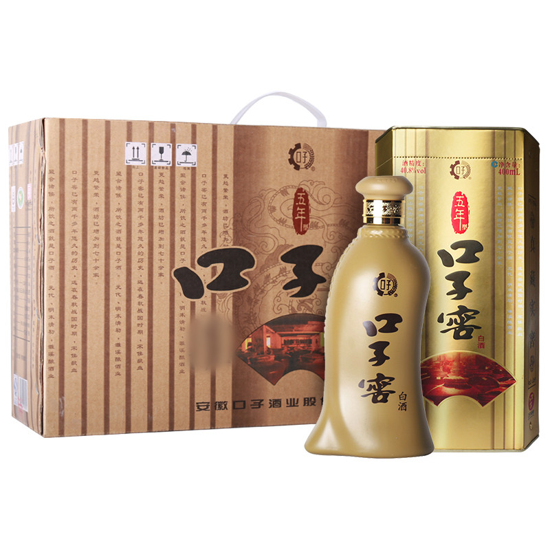 40.8度五年口子窖400ml*4
