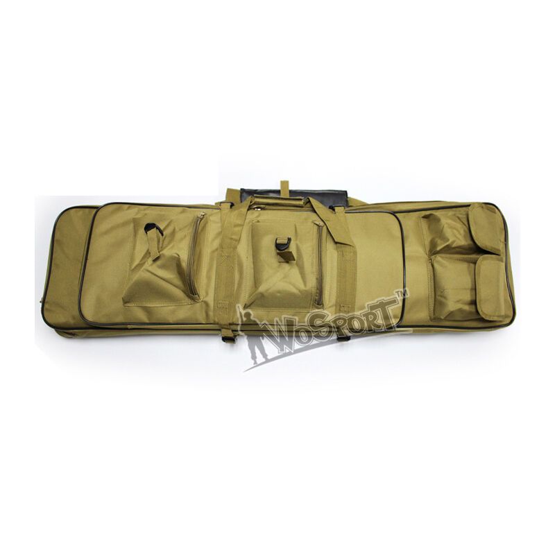 欧伦萨 运动户外背包多功能包 耐磨轻装徒步包 鱼竿包户外运动多功能单肩包 野营 泥色