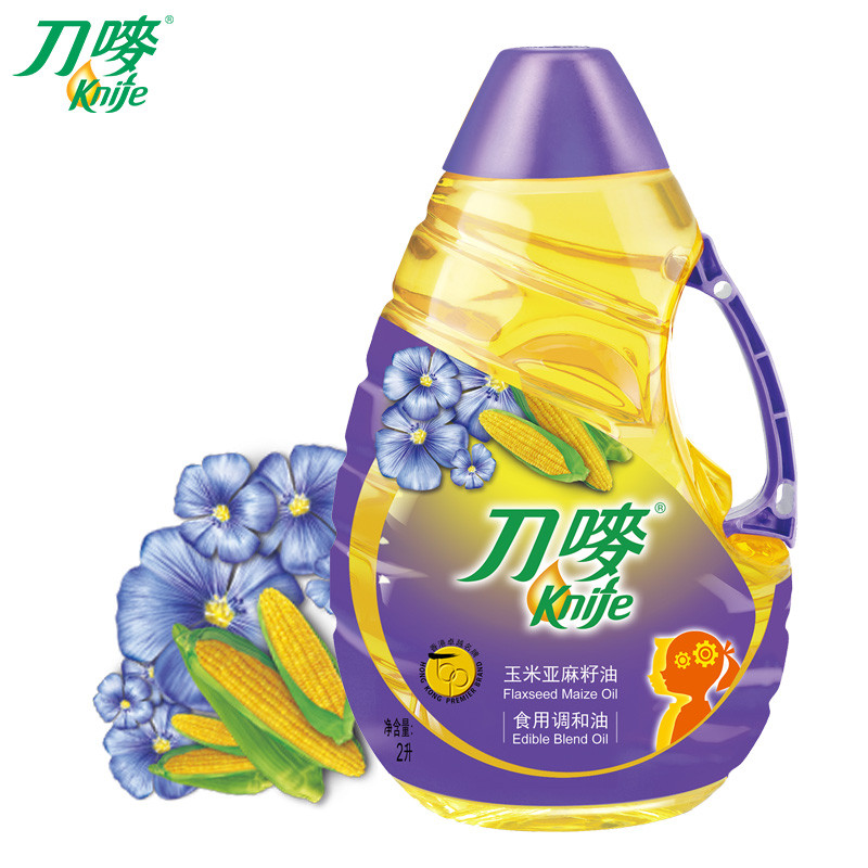 刀唛玉米亚麻籽油2L