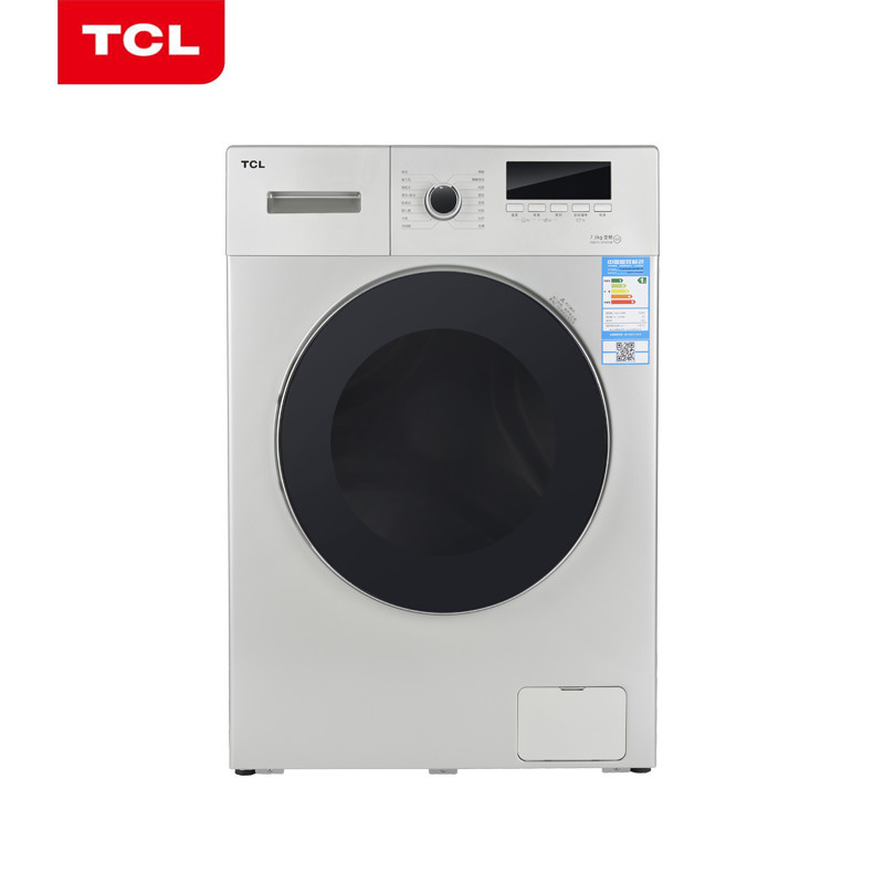 TCL 滚筒洗衣机 XQG80-F12102TB 芭蕾白