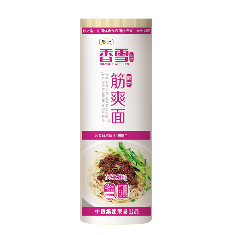 香雪麦芯筋爽面800g