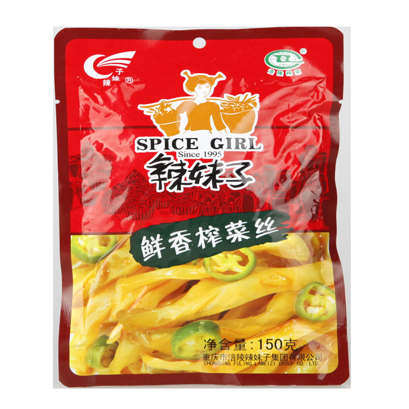 辣妹子鲜香榨菜丝150g高清实拍图