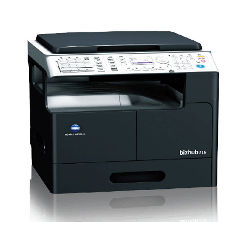 柯尼卡美能达(KONICA MINOLTA)bizhub 216A3黑白复合机 21页/分 打印复印扫描 盖板 单纸盒