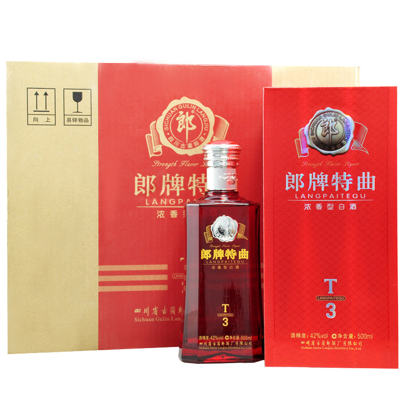 郎酒郎牌特曲T3-42度500ml6瓶 整箱装