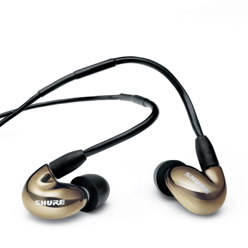 舒尔（Shure）SE846 四单元动铁耳机入耳式重低音 HIFI耳机 流金铜色