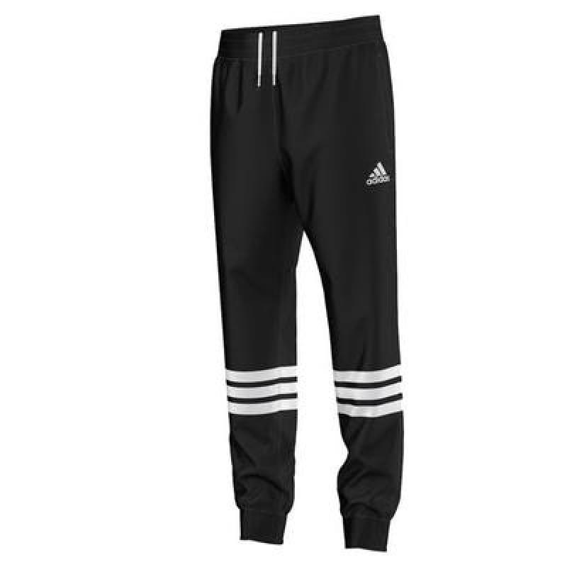 ADIDAS阿迪达斯2016秋新款男透气针织运动休闲收口长裤 S98359-BK XXL 黑色