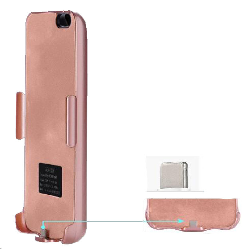 赫扬 苹果手机背夹电池iphone7/7plus移动电池充电宝 无下巴手机壳