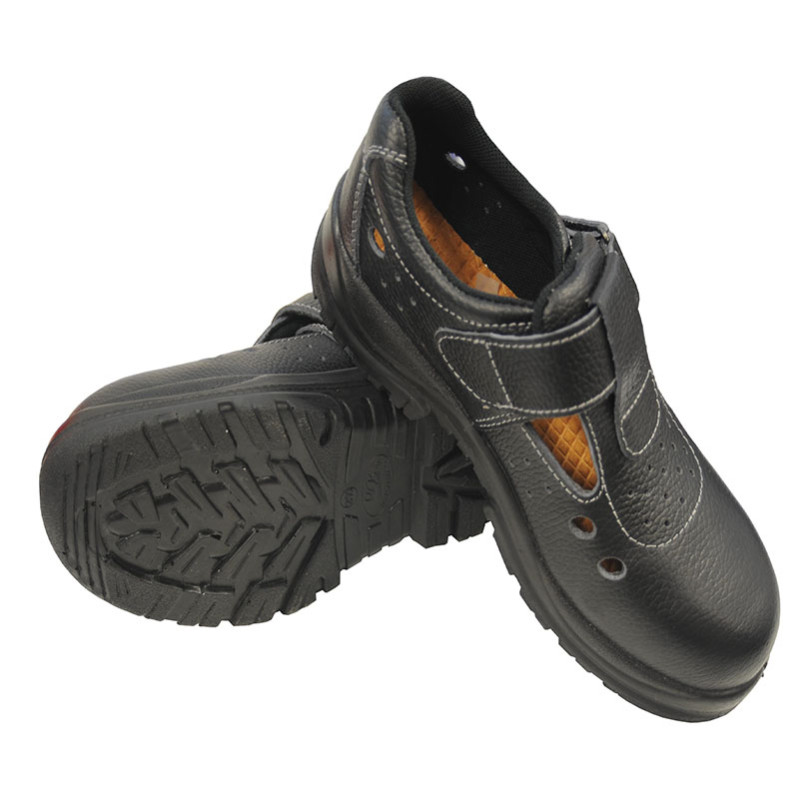 祺宝 优质压花水牛皮安全凉鞋（防砸 防刺穿）-39 78028防砸 防刺穿