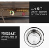 lecon/乐创洋博 商用燃气灶双灶带尾不锈钢猛火灶煤气爆炒炉饭店炒炉灶台节能商用电磁炉