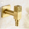 潜水艇全铜4分单冷小龙头加长中长金色仿古欧式洗衣机专用水龙头1475987730518 图片色