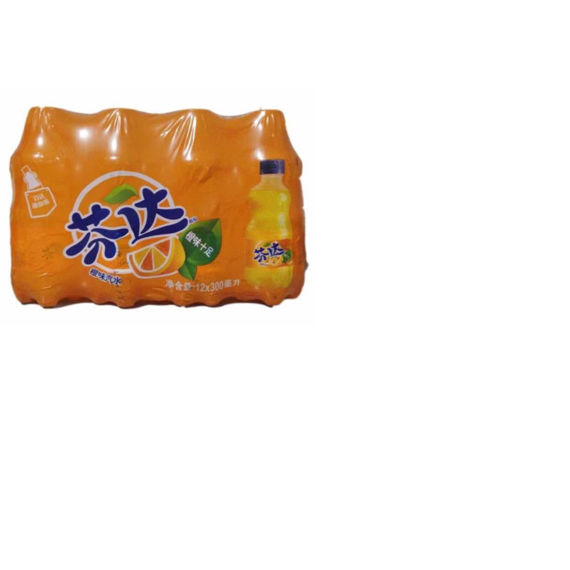 芬达橙味汽水300mL*12