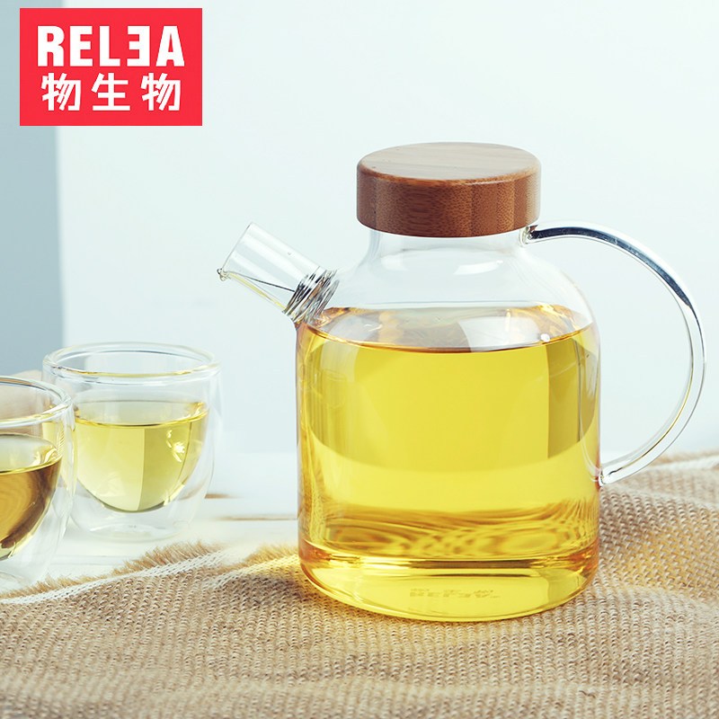 RELEA 物生物茶趣壶单壶(竹盖）S0101041LSET