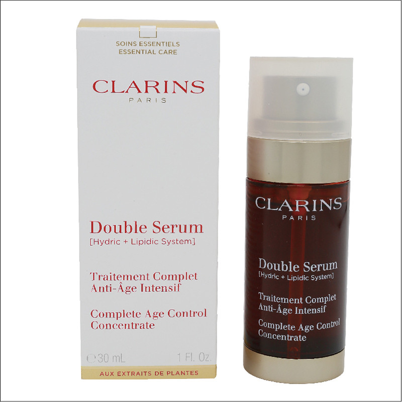 Clarins 娇韵诗 提拉紧致 改善浮肿状态 黄金双萃赋活修护精华露黄金双瓶 30ml 法国直采