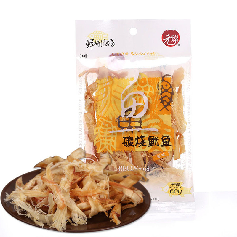 元臻炭烧鱿鱼(原味）60g