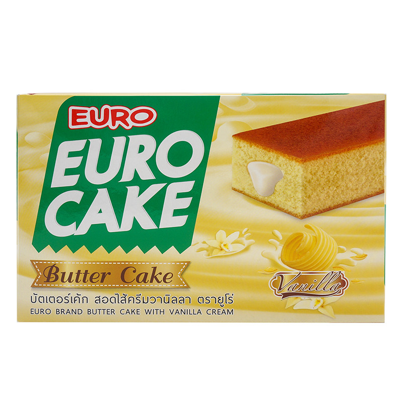 欧乐（EURO）黄油蛋糕(香草味）204g 泰国进口