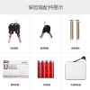 得力deli4106指纹保管箱家用小型 60cm电子密码保管箱床头入墙防盗办公保险箱指纹款黑色