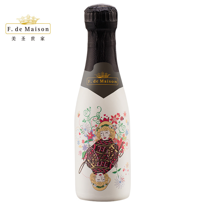 美圣世家朱迪斯小皇后低醇起泡白葡萄酒200ml