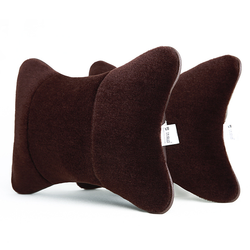 达令河 冬季 奔驰 C350eL C180L C200L C200 C180 C260 头枕腰靠 头枕一对装-咖啡色