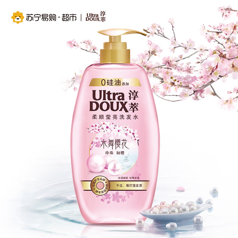 淳萃水舞樱花柔顺莹亮洗发水700mL