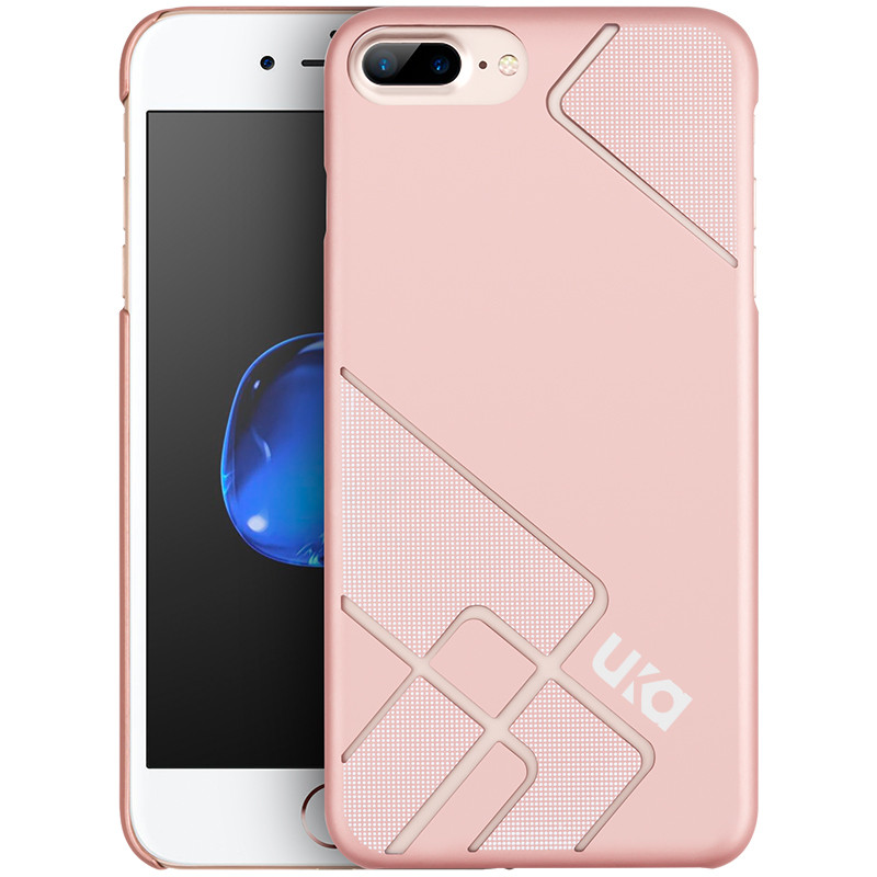优加 柒系列手机硬壳iPhone7 plus 玫瑰金