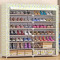 索尔诺鞋柜 7层双排大容量布鞋架 简易布鞋橱 防尘玄关储物柜收纳柜 0707C 绚丽叶子