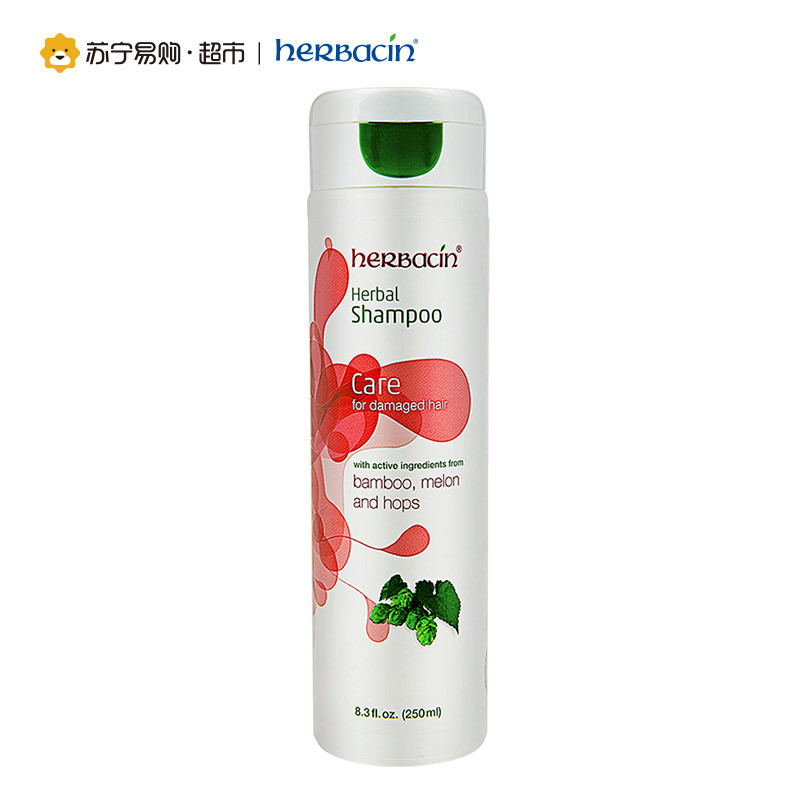 herbacin 德国小甘菊啤酒花竹萃洗发水 250ml（受损发质）