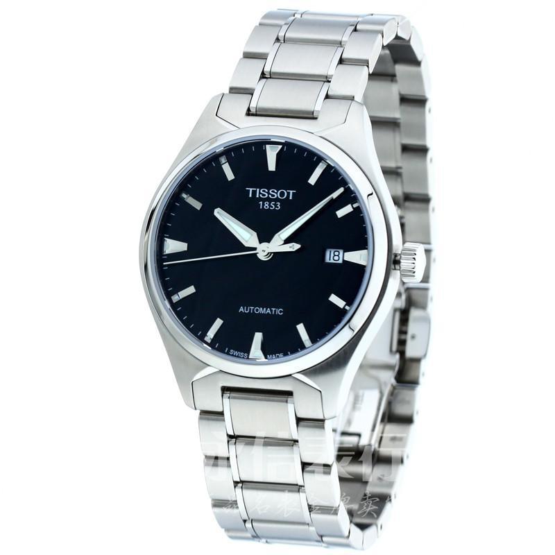 瑞士手表天梭TISSOT-T-Tempo天博系列 T060.407.11.051.00 机械男表 黑色