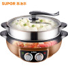 苏泊尔(SUPOR）JJ34D802-180 电蒸锅电火锅电炒锅家用炒菜不粘锅电热锅电煮锅煎烤机电饼铛多用途锅